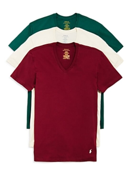 Polo Ralph Lauren Other - Polo Ralph Lauren Short Sleeve V-Neck Tee Pack of 3